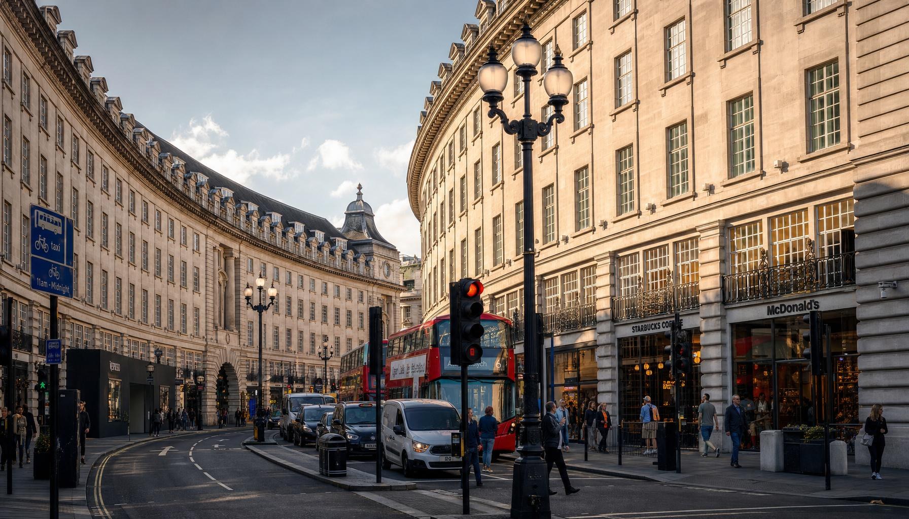Location of Regent Street