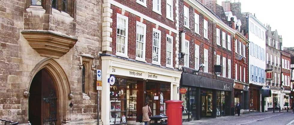 Location of Dublin, Trinity Street