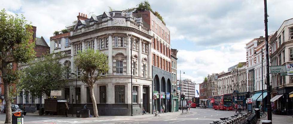 Location of Shoreditch