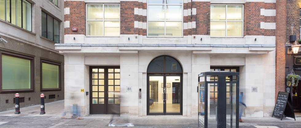 Location of Farringdon Street