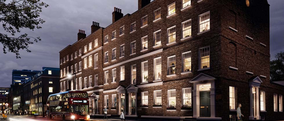 Location of Theobalds Road