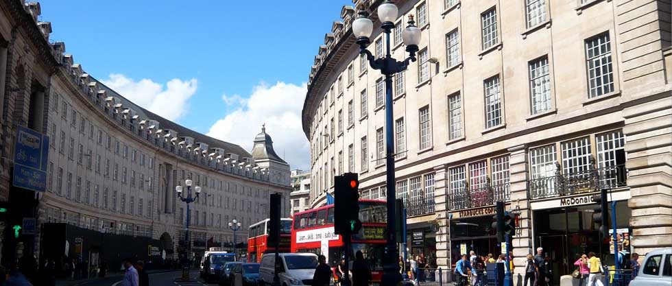 Location of Regent Street
