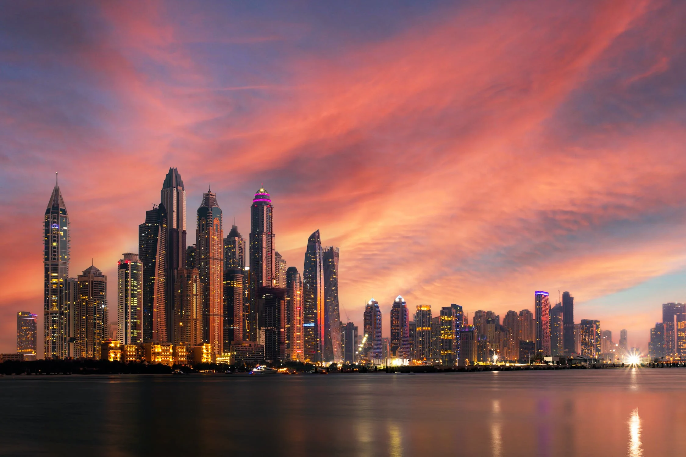 Location of Dubai Marina